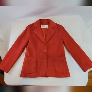 Vintage Samuel Robert Suede Blazer By Peter Hatsi Androu